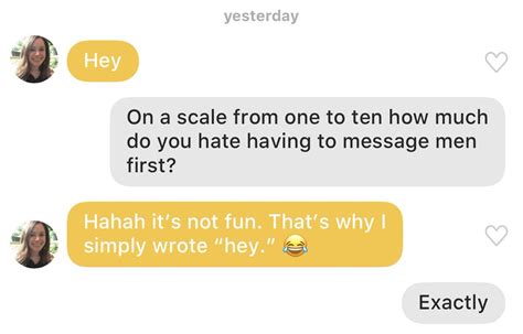 how to respond to hey from a guy on tinder